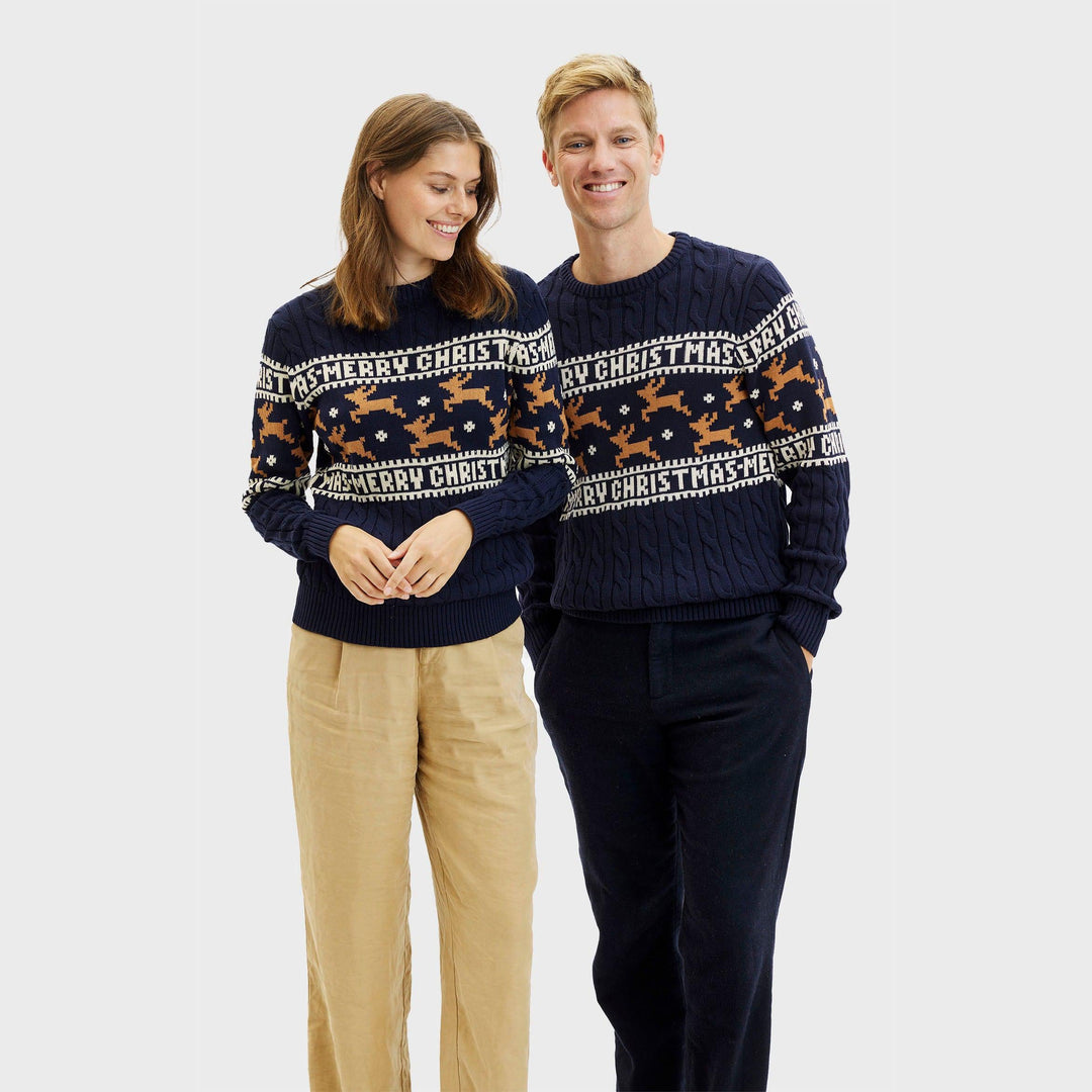 Mune | The elegant Christmas sweater blue women's