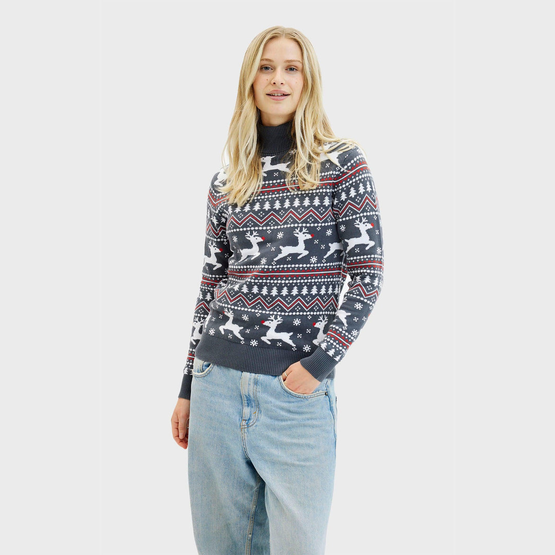 Mune | The stylish high neck Christmas sweater Women's