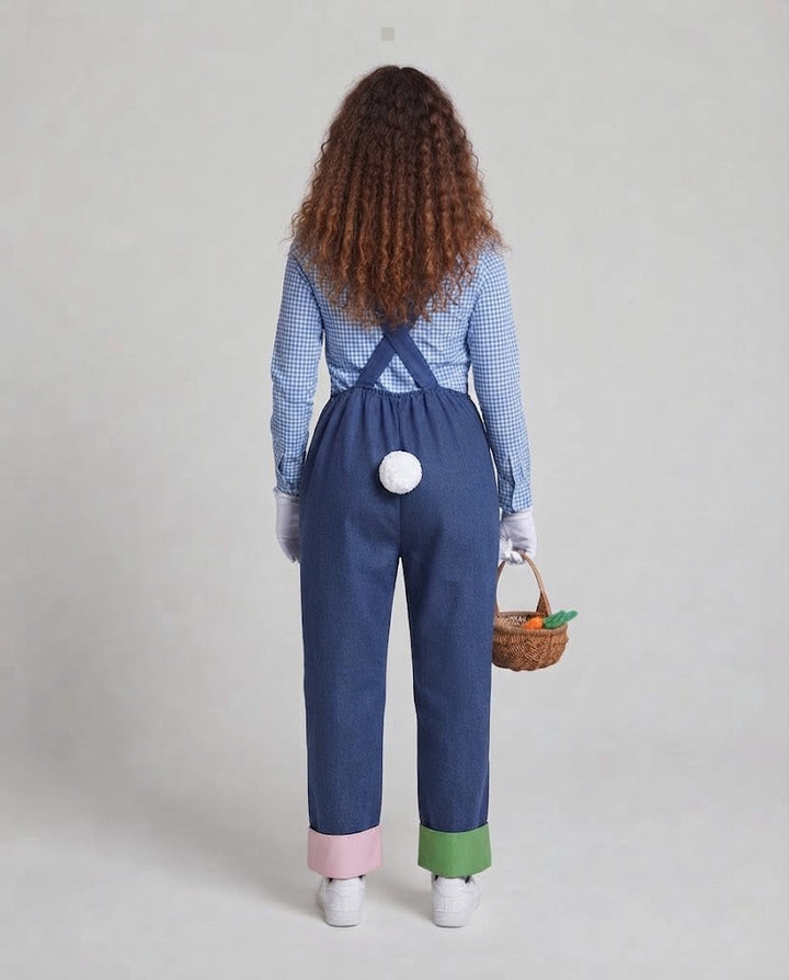 Women's costume with pants flap and playful rabbit motif Mune Fashion