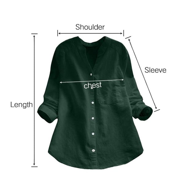 Casual, loose shirt made of cotton
