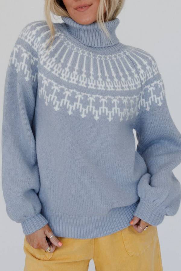 Mune | Christmas Thickened Turtleneck Long Sleeve Knitted Sweater