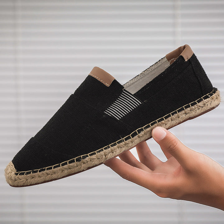 Mune Fashion | Boss Stylish Handmade Canvas Straw Shoes Summer Chic