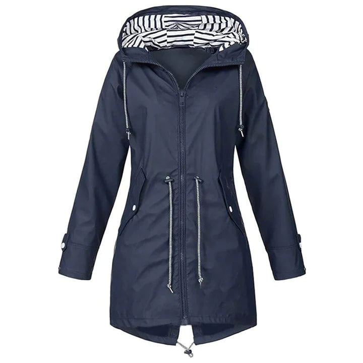 Women’s Casual Hooded Lightweight Raincoat