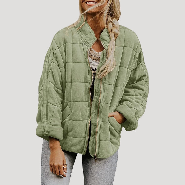 Mune | Women's padded oversized zipper puffer jacket
