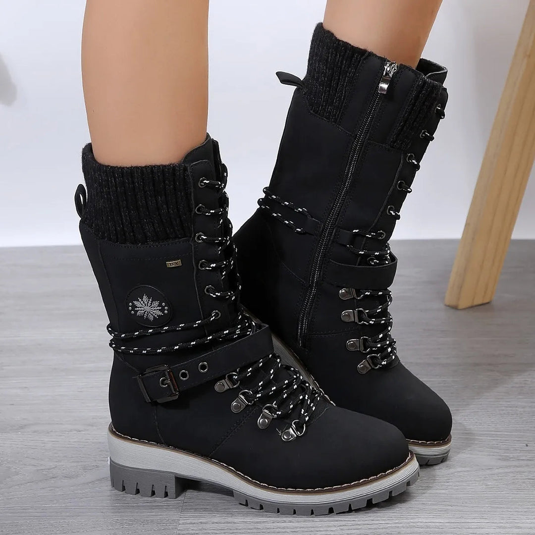 Mune | Warm Cotton High Snow Boots