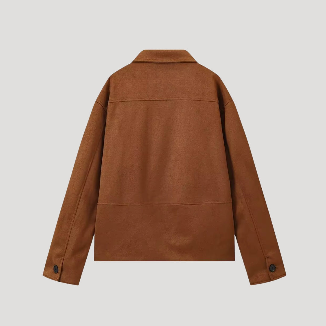 Mune | Women's Suede Plus Size Winter Jacket