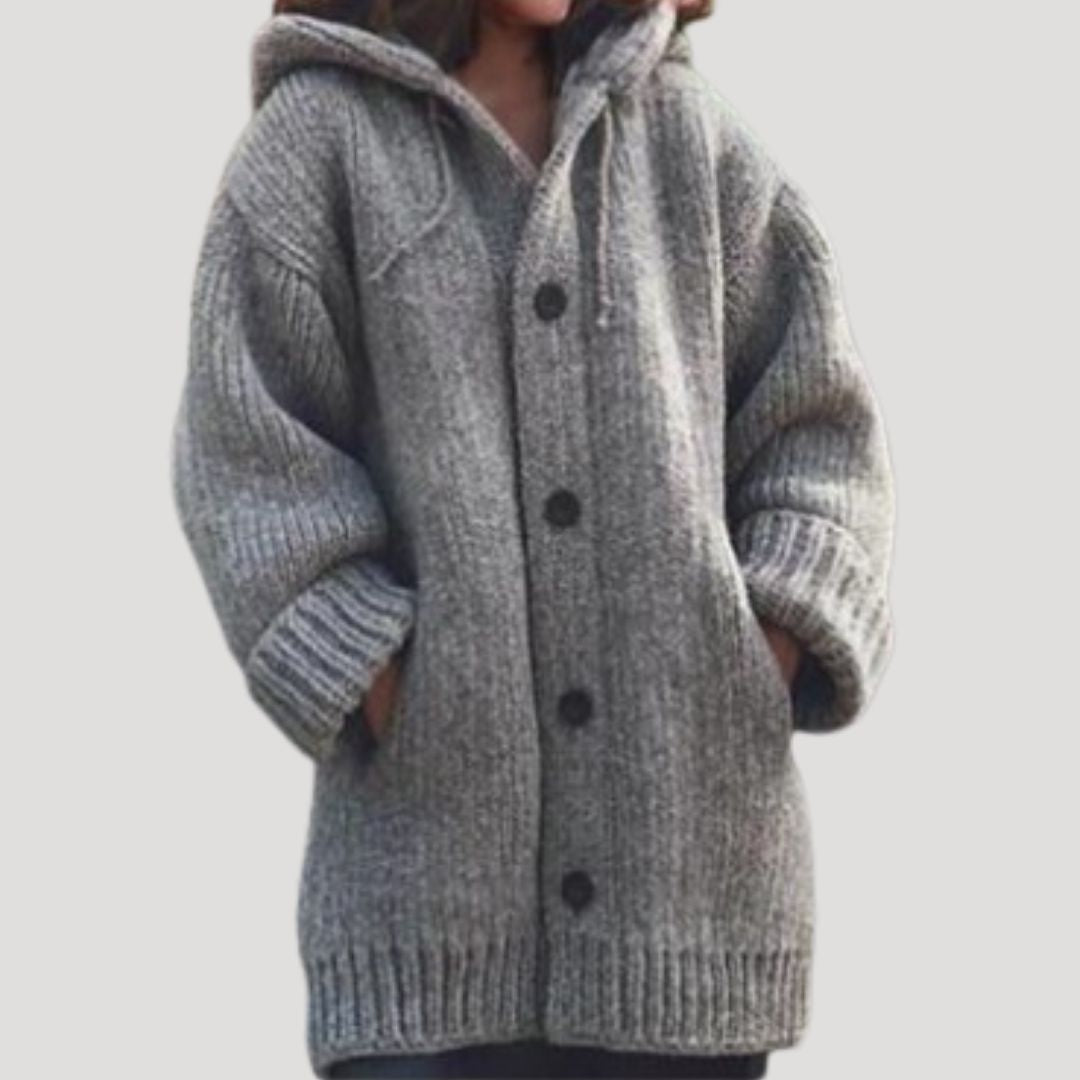 Mune | Women's chunky knitted wool winter coat