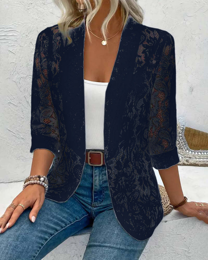Mune Fashion | Elegant Blazer with Lace