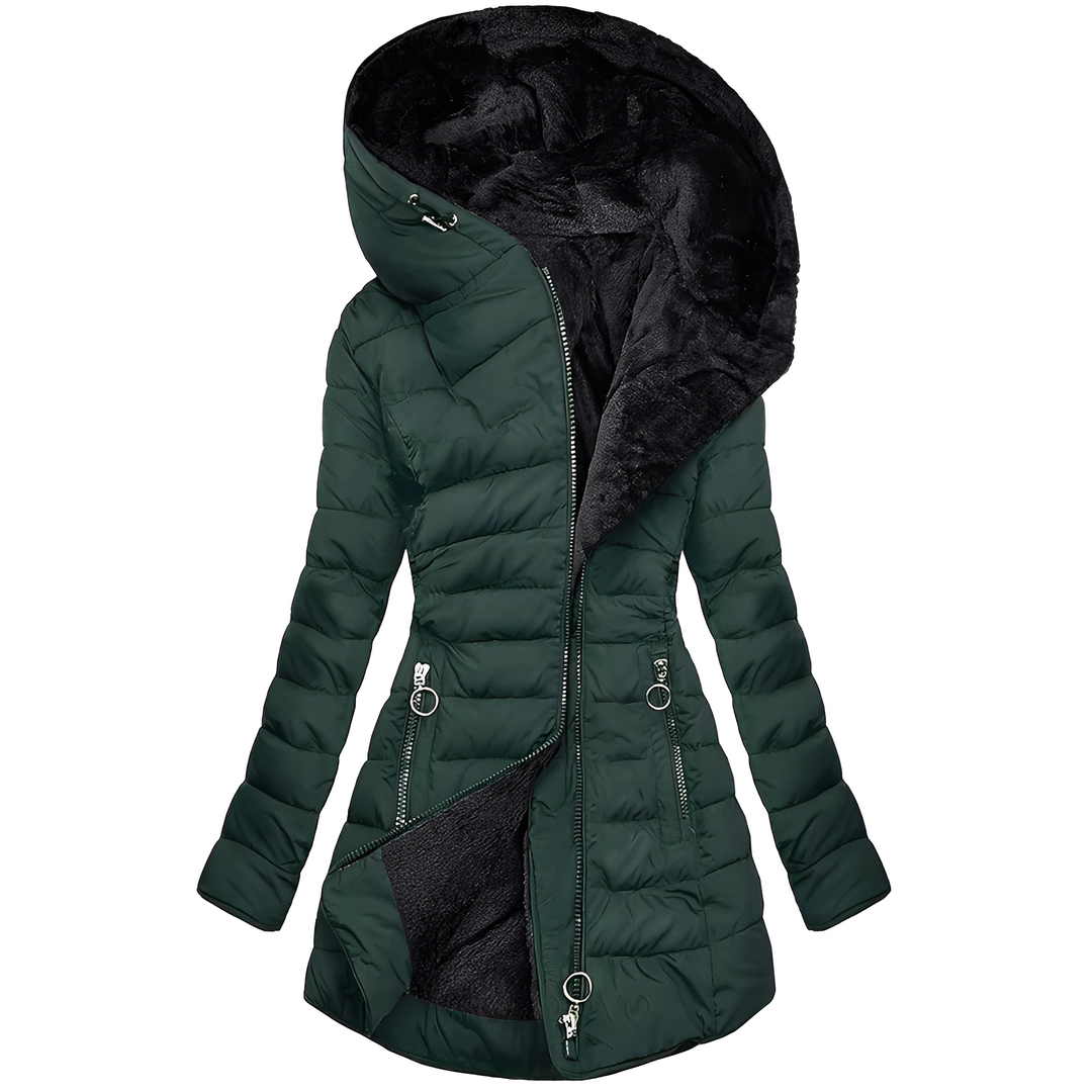 Mune | Modern Winter Jacket with Hood for Women