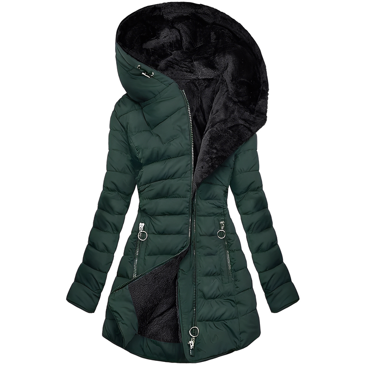 Mune | Modern Winter Jacket with Hood for Women