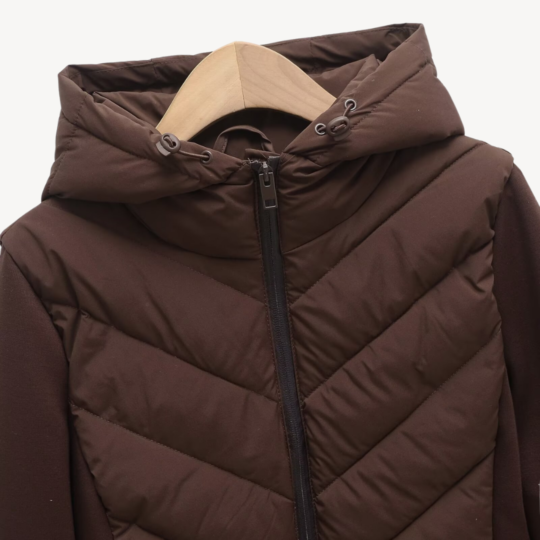 Mune Fashion | Women's Chevron Quilted Jacket