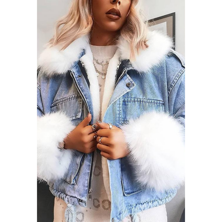 Mune | Winter Jacket Made Of Denim for Women