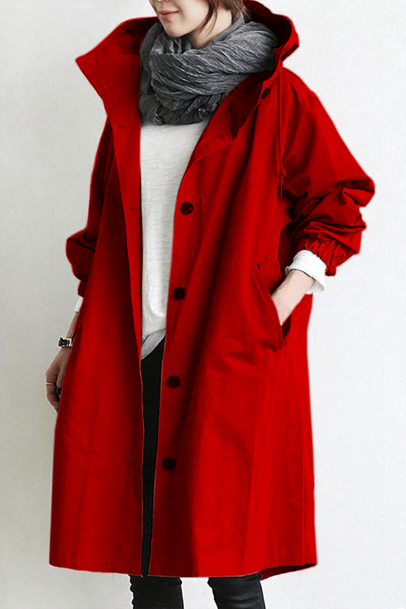 Mune | Trench coat with hood for women