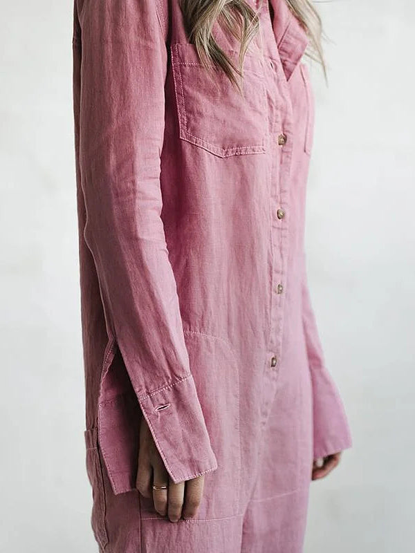 Long-sleeved jumpsuit