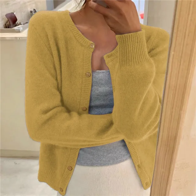 Mune | Knit Women's Jacket Solid Color for Comfort
