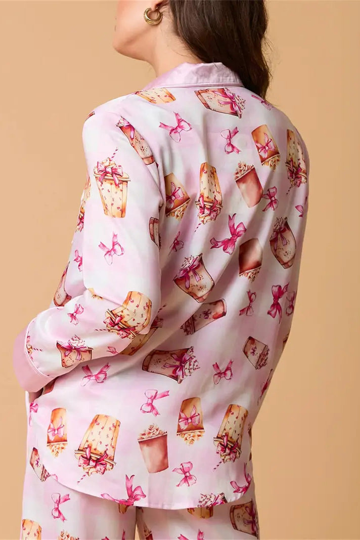 Mune | Christmas Festive Striped Pattern Pajama Set
