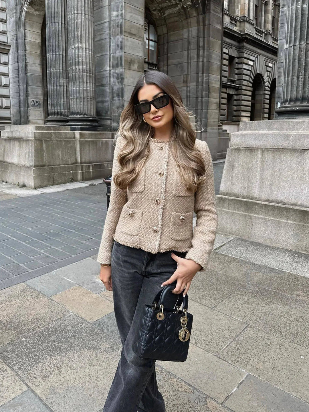 Mune Fashion | Women's Tweed Blazer Two-Piece