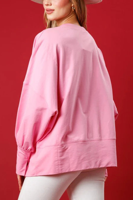 Mune | Santa Sequins Casual Loose Long Sleeve Sweatshirt