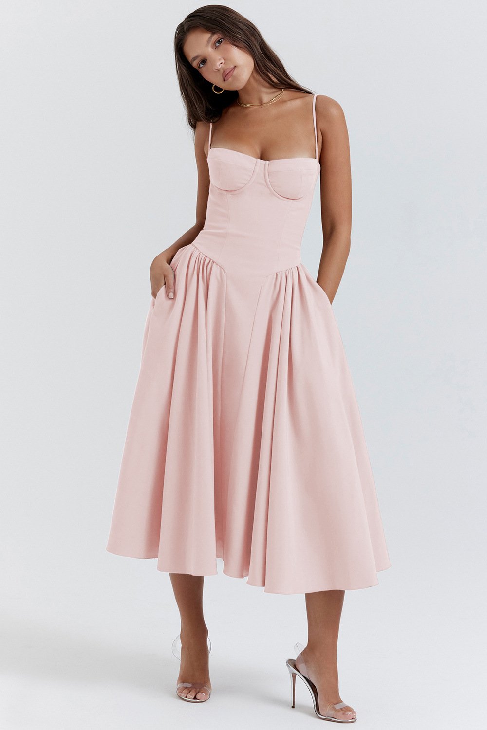 Corset Midi Dress