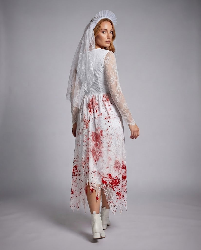 Women's Scary Nurse Costume Mune Fashion