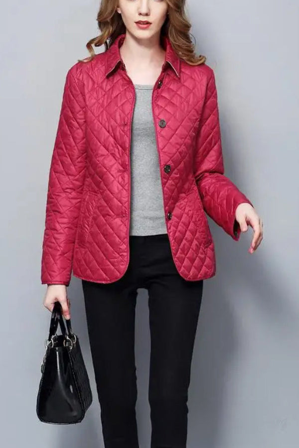 Mune | Cotton Blend Slim Fit Jacket for Fall and Winter