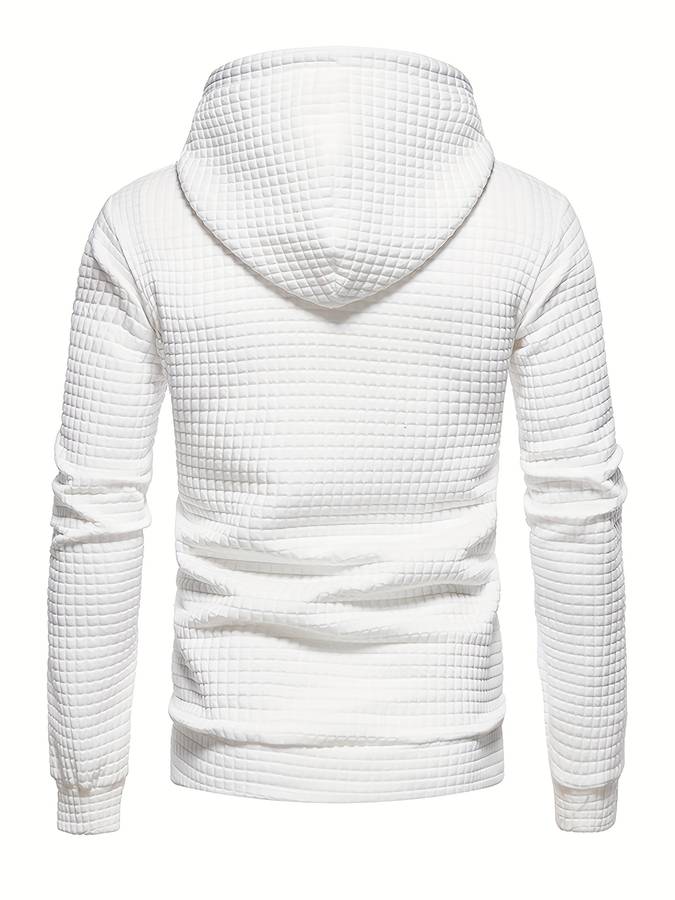 Mune | Casual Waffle Pattern Hoodie for Men