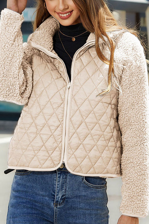 Mune | Panelled Zip Jacket with Long Sleeves