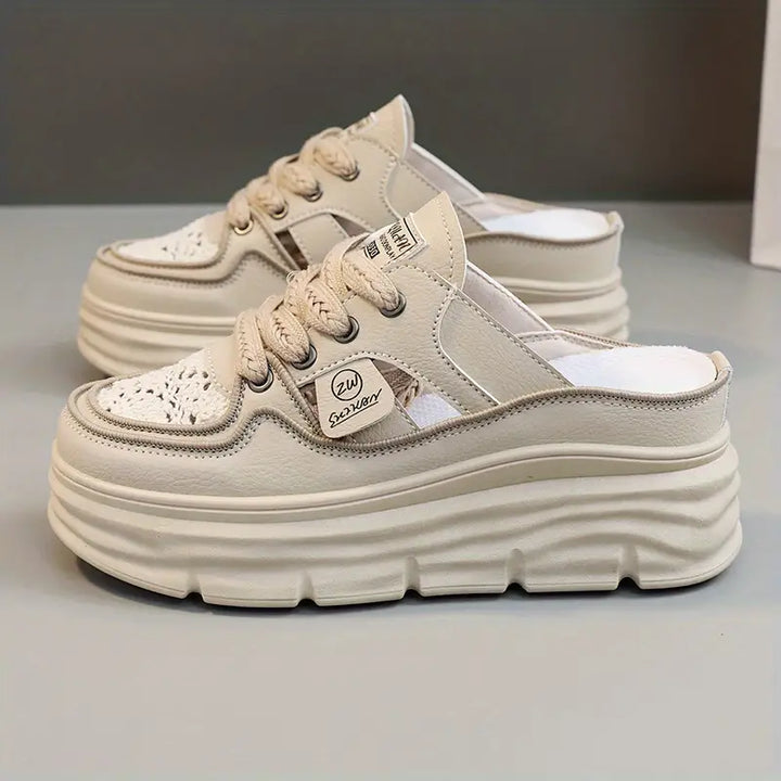 Breathable Platform Slip-On Shoe