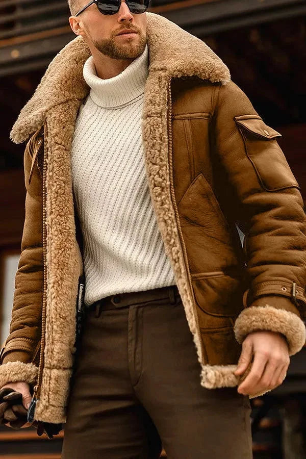 Mune | Men's Camel Stylish Flying Jacket