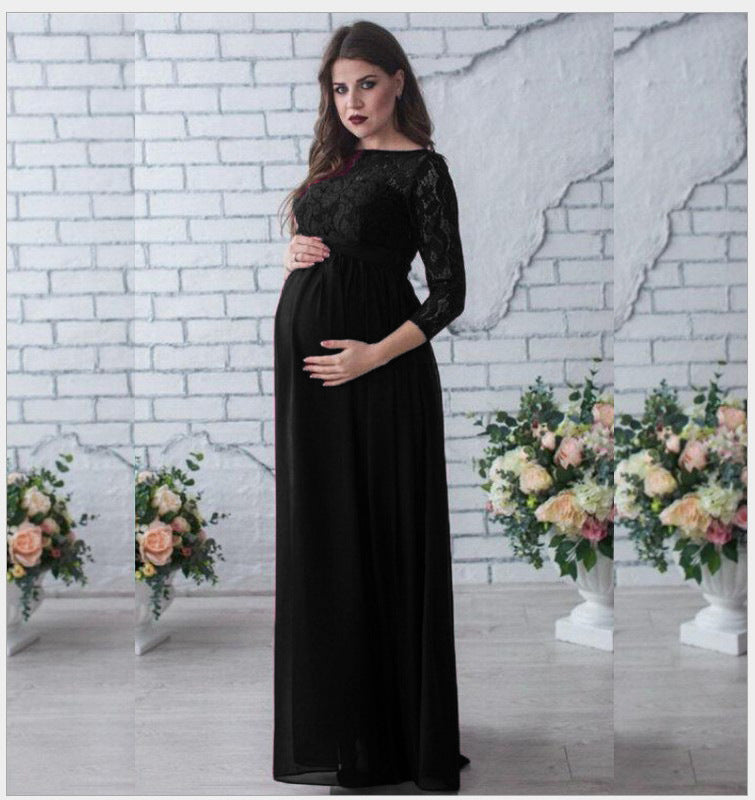 Elegant Maternity Evening Dress