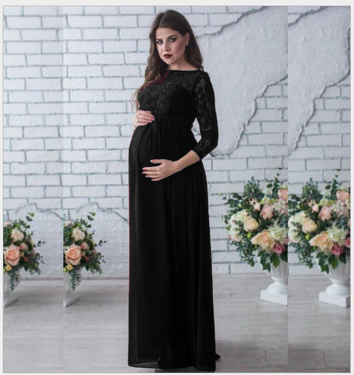 Elegant Maternity Evening Dress