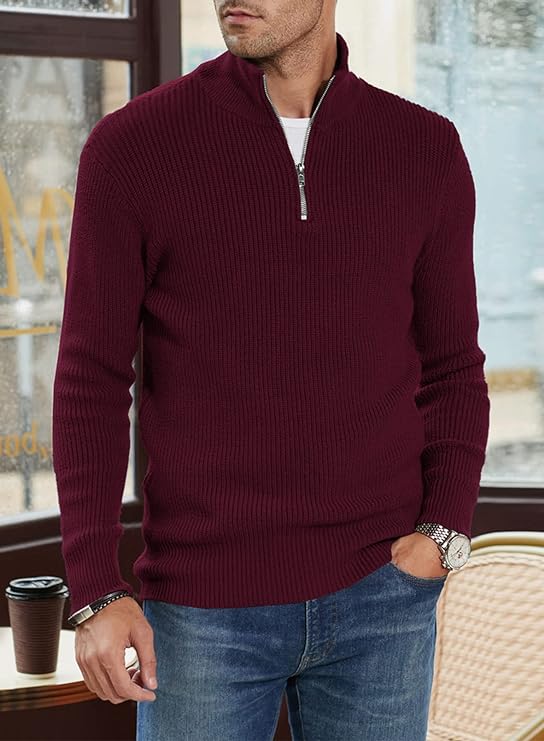 Mune | Stylish Zipper Sweater for Men (Italian Design)