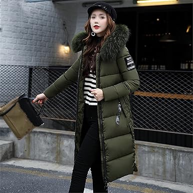 Mune | Long coat with fur collar