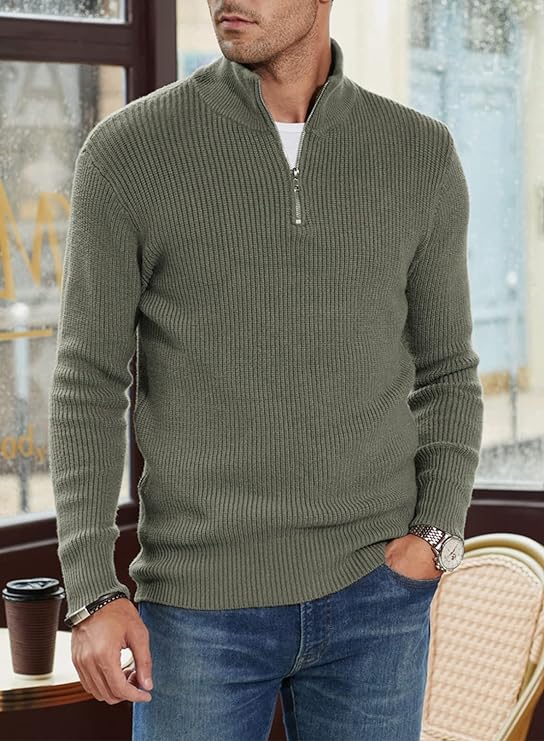 Mune | Stylish Zipper Sweater for Men (Italian Design)