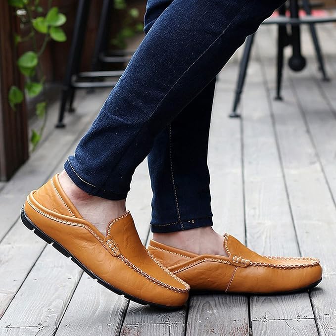 Men's loafers made of genuine leather Mune Fashion