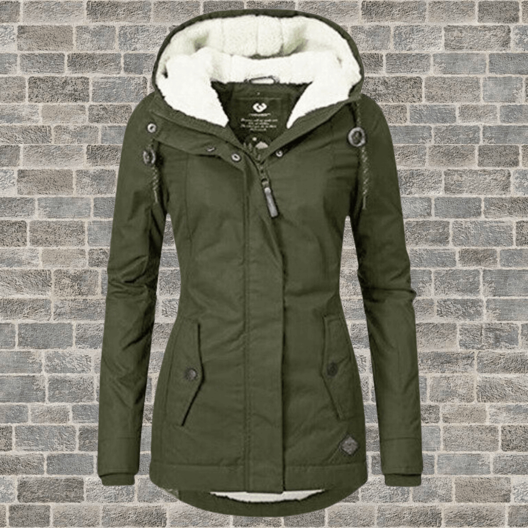 Mune | Women's Long Winter Coat with Luxurious Fur Lining