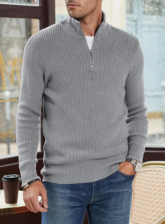 Mune | Stylish Zipper Sweater for Men (Italian Design)