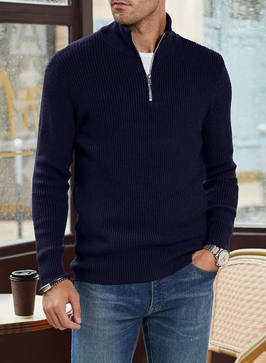 Mune | Stylish Zipper Sweater for Men (Italian Design)