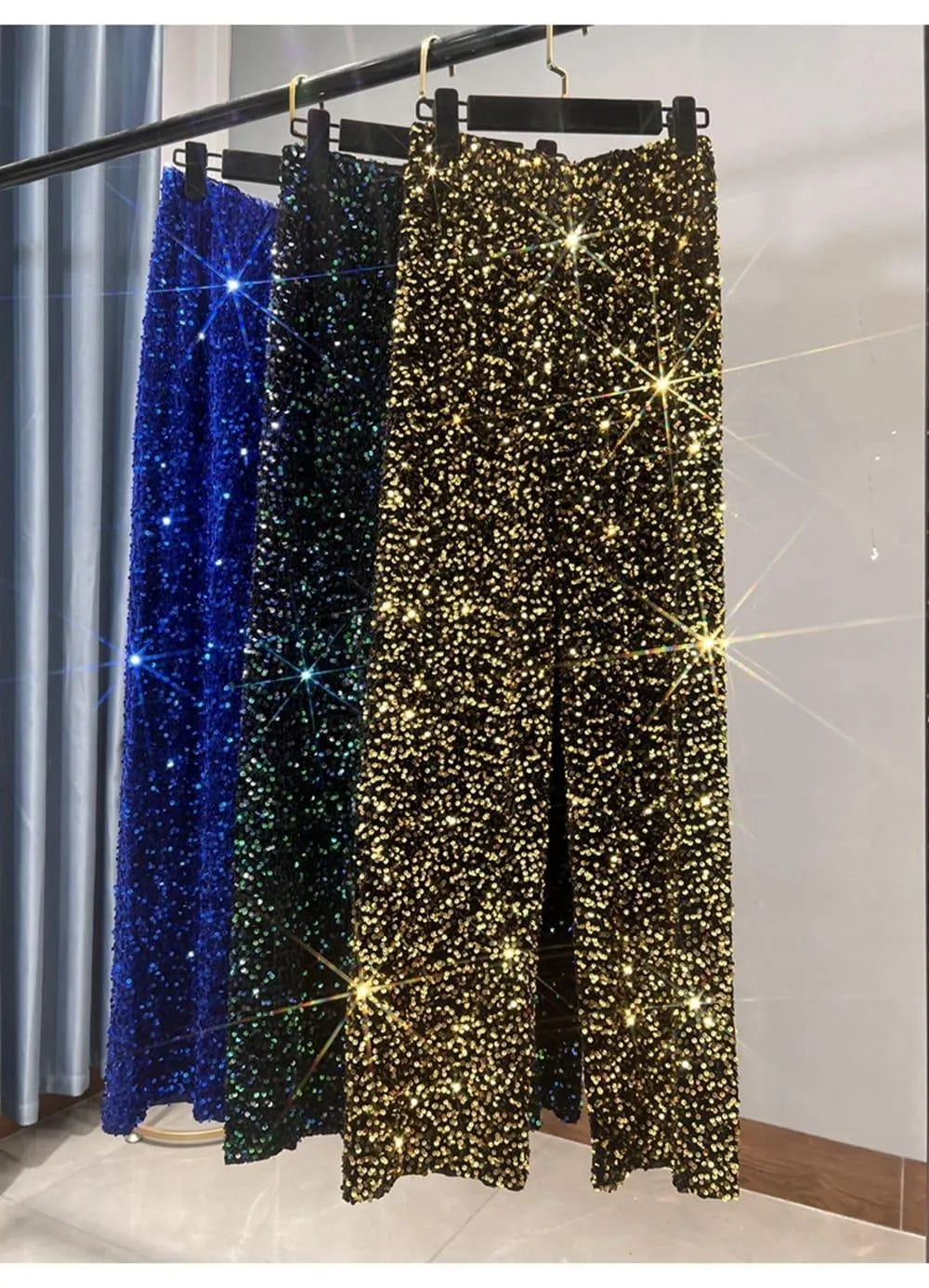 Mune | Wide Sun Pants with Sequins