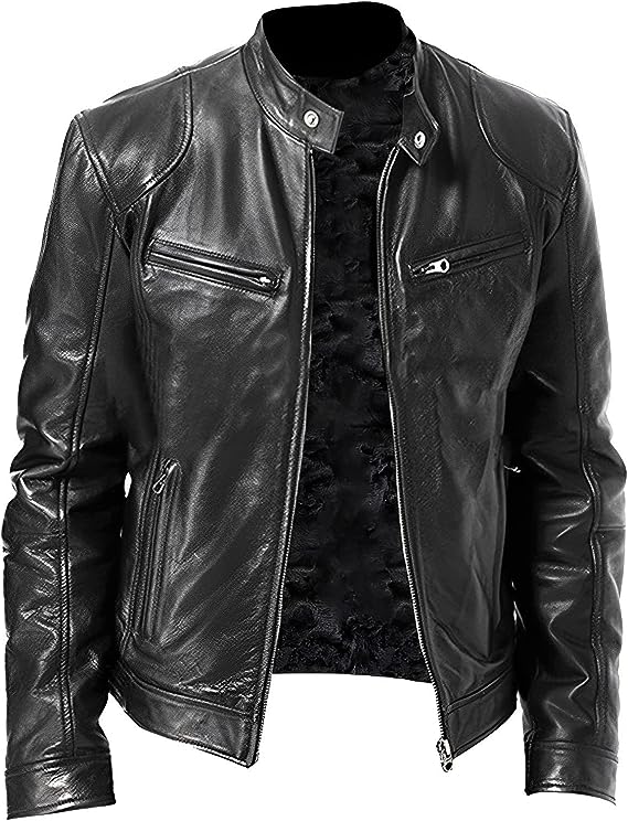 Mune | Leather Jacket Men Davide