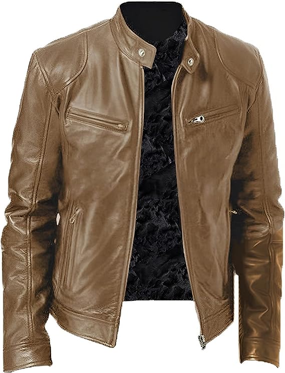 Mune | Leather Jacket Men Davide