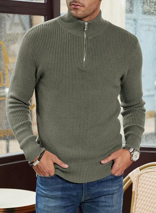 Mune | Stylish Zipper Sweater for Men (Italian Design)