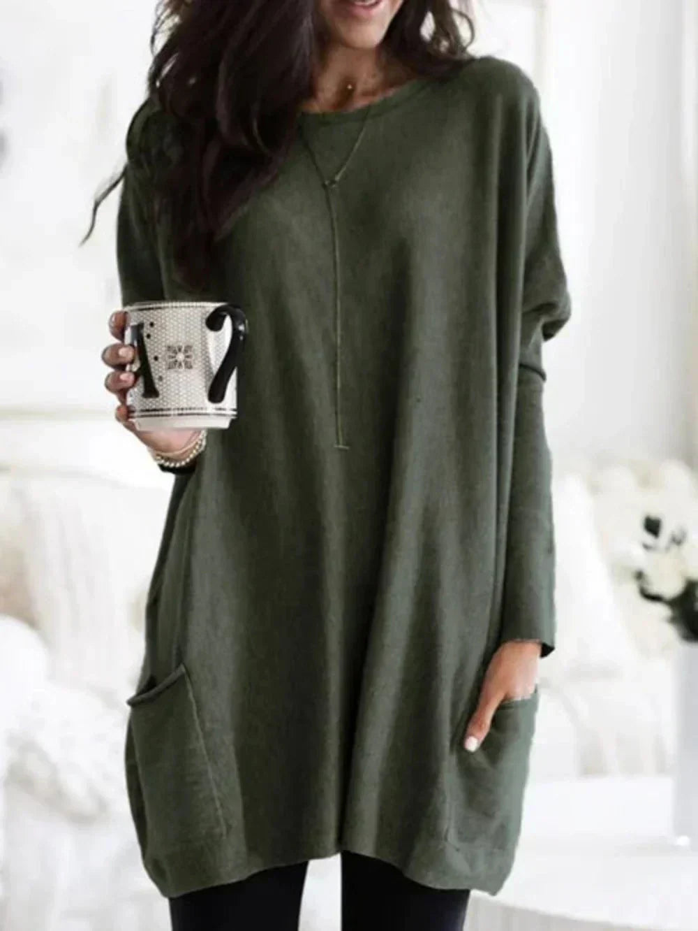 Mune | Casual Long Sleeve Long Sweater