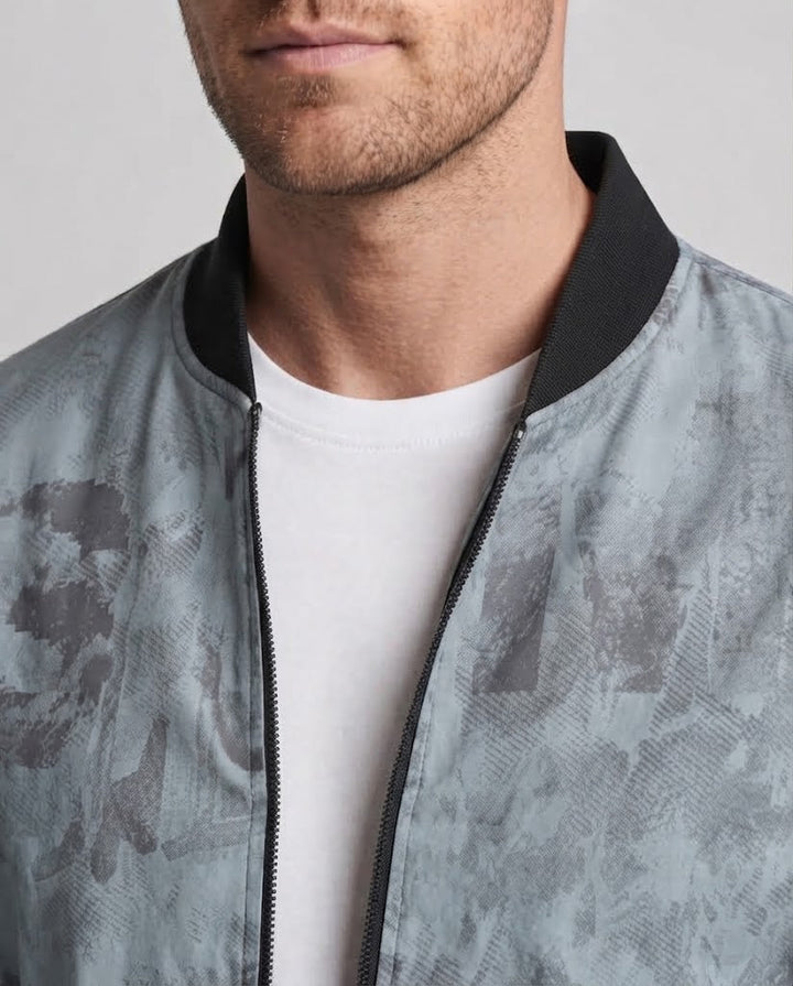 Men's Fashion Bomber Jacket with Graphic Details Mune Fashion