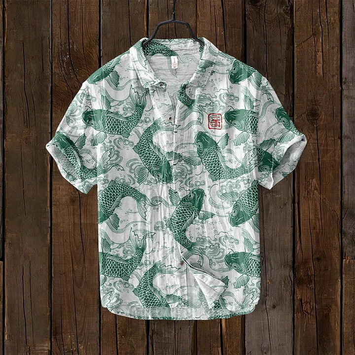 Mune | Vintage Fish Art Shirt