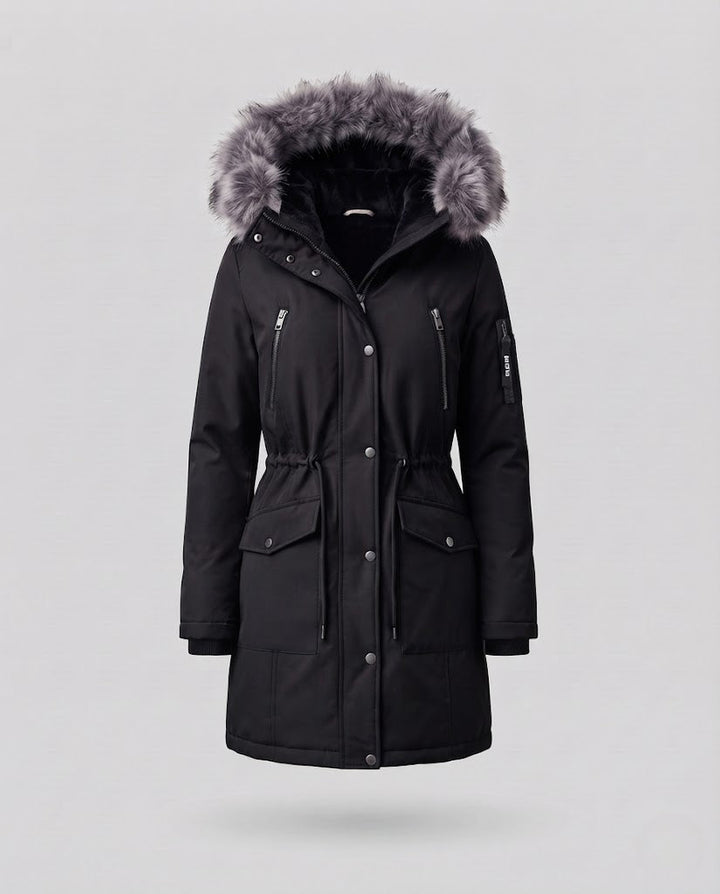 Men's Warm Padded Winter Parka with Detachable Hood Mune Fashion