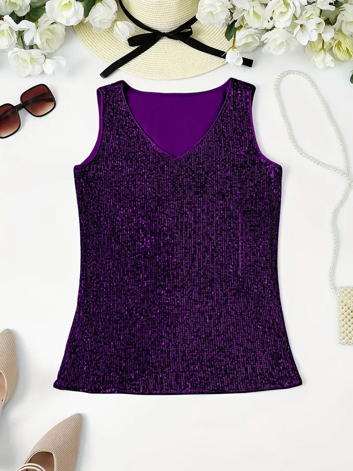 Mune Fashion | Sleeveless Top with Sequins