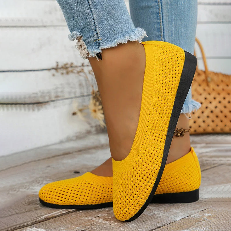 Casual Breathable Flat Shoes Mune Fashion