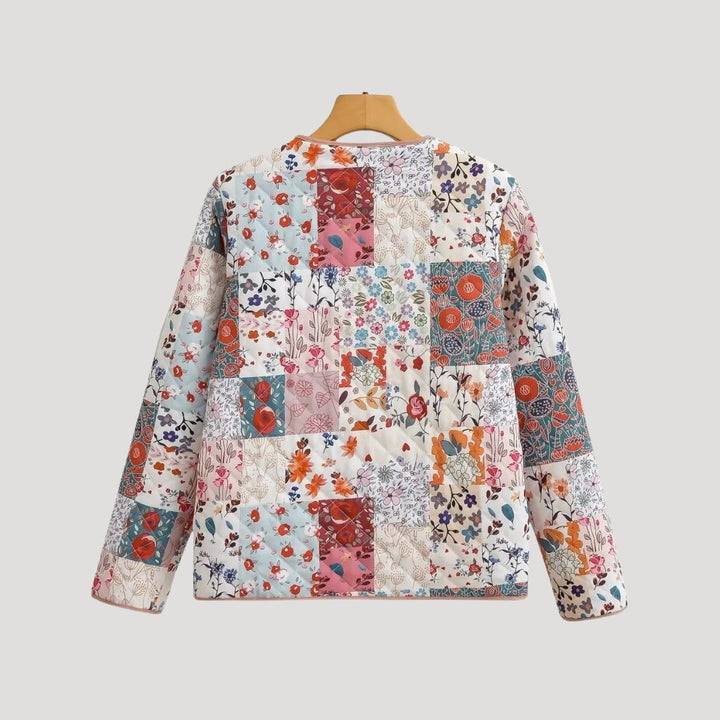 Mune | Women's lightweight summer quilted jacket – printed Boho style
