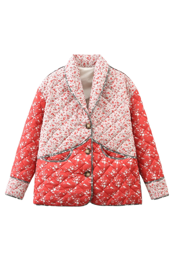 Mune | Contrasting Color Shades Cotton Jacket